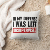 僕の弁護で僕は監督されなかっ離れた クッション (ブランケット)