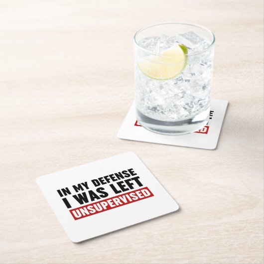 僕の弁護で僕は監督されなかっ離れた スクエアペーパーコースター (インサイチュ)