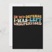 僕の弁護で僕は監督されなかっ離れた 招待状 (正面)