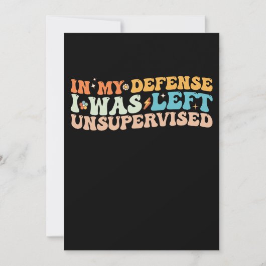 僕の弁護で僕は監督されなかっ離れた 招待状 (正面)