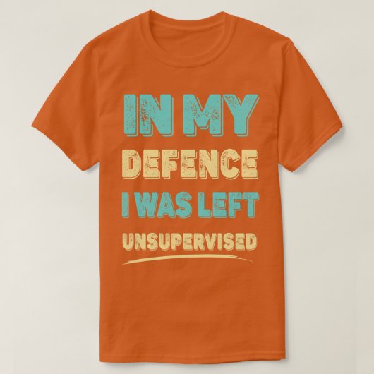 僕の弁護で僕は監督されなかっ離れた Tシャツ (デザイン正面)