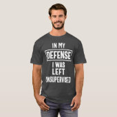 僕の弁護で僕は監督されなかっ離れた Tシャツ (正面フル)