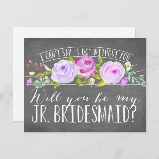 僕の後輩の花嫁の娘になってくれないか |花嫁メイド 招待状 (正面/裏面)