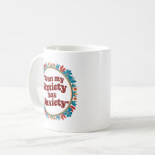 僕の心配でさえも心配だ コーヒーマグカップ (正面左)