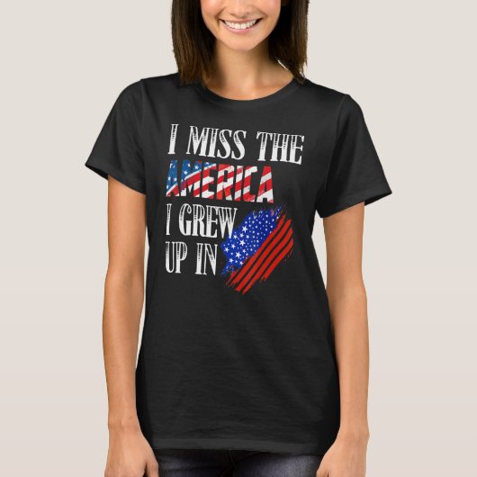 僕の恋しく思生まれたアメリカは難儀している Tシャツ (正面)