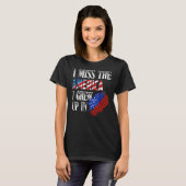 僕の恋しく思生まれたアメリカは難儀している Tシャツ (正面フル)
