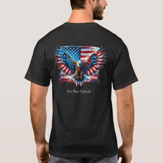 僕の恋しく思生まれたアメリカは Tシャツ (裏面)