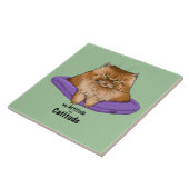 僕の態度は毅然としている タイル (側面)