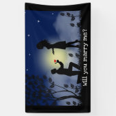 僕の旗と結婚してくれないか 横断幕 (縦)