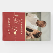 僕の旗と結婚してくれないか 横断幕 (横)