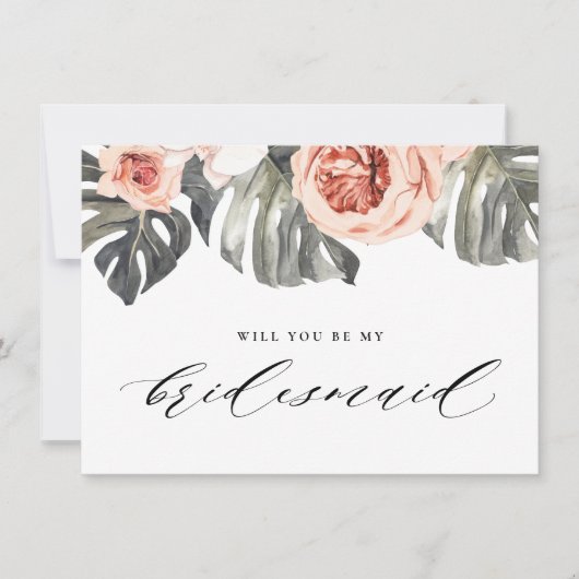 僕の熱帯の花嫁にエレガントなるか 招待状 (正面)