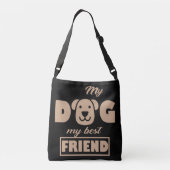 僕の犬は僕の最高の友だ クロスボディバッグ (裏面)