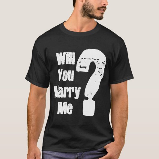 僕の申し出と結婚結婚してくれないか Tシャツ (正面)