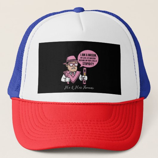 僕の皮肉の程度は石工だ キャップ (正面)