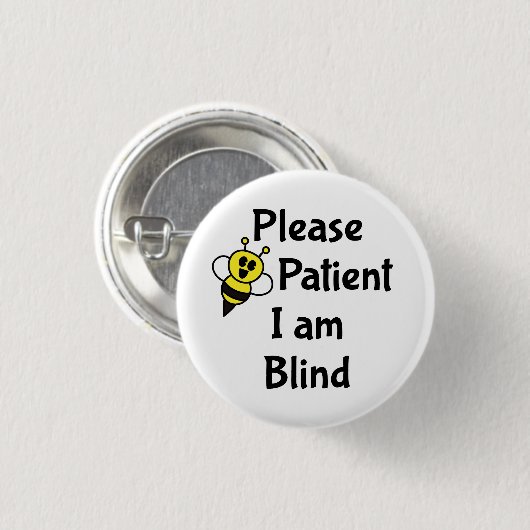 僕の目が見えないように辛抱強くしてくれ給え 缶バッジ (正面&裏面)