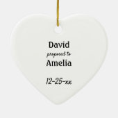 僕の相談に乗ってくれるかパーソナライズされた セラミックオーナメント (裏面)