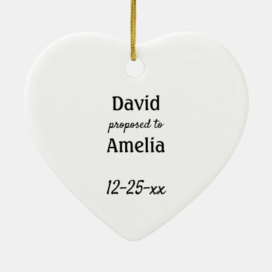 僕の相談に乗ってくれるかパーソナライズされた セラミックオーナメント (裏面)