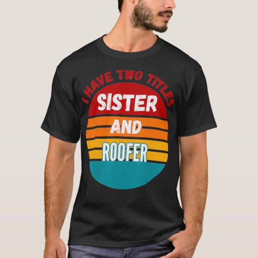 僕の称号は姉妹屋二名だ Tシャツ (正面)