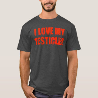 僕の精巣が大好きなギフト Tシャツ