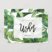 僕の経験は熱帯緑 案内ポストカード (正面/裏面)