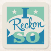 僕の考えではそう思う スクエアペーパーコースター (正面)