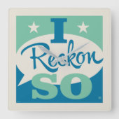 僕の考えではそう思う スクエア壁時計 (正面)