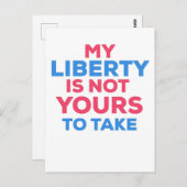 僕の自由は君の自由ではない ポストカード (正面/裏面)