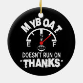 僕の船は走乗り感謝していておもしろいいな セラミックオーナメント (裏面)