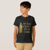 僕の船は走乗感謝していら Tシャツ (正面フル)