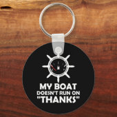 僕の船は走船が感謝していおもしろいら キーホルダー (正面)