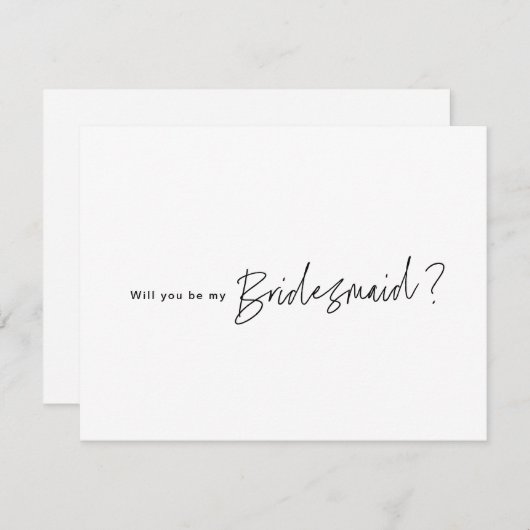 僕の花嫁のプロポーザルのカード頼か？ ノートカード (正面/裏面)