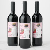 僕の花嫁の名モダン前結婚か ワインラベル (ボトル)