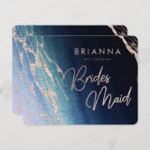 僕の花嫁グラデーションは紺の館で貰え 招待状 (正面/裏面)