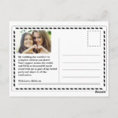 僕の花嫁入り支部新聞のプロポーズか ポストカード (裏面)