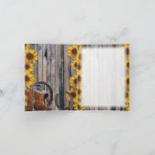 僕の花嫁素朴の女房は西洋風の田舎へ来てくれるだろう 招待状 (内部)