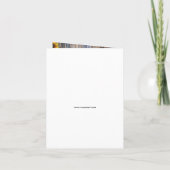 僕の花嫁素朴の女房は西洋風の田舎へ来てくれるだろう 招待状 (裏面)