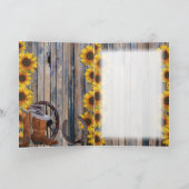 僕の花嫁素朴の女房は西洋風の田舎へ来てくれるだろう 招待状 (内部)