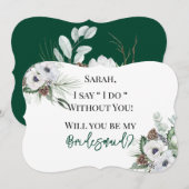 僕の花嫁絵を描は手一つ取ってくれ 招待状 (正面/裏面)