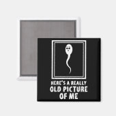 僕の超昔の写真がコチラ! おもしろザーメンジョーク マグネット (正面/裏面)