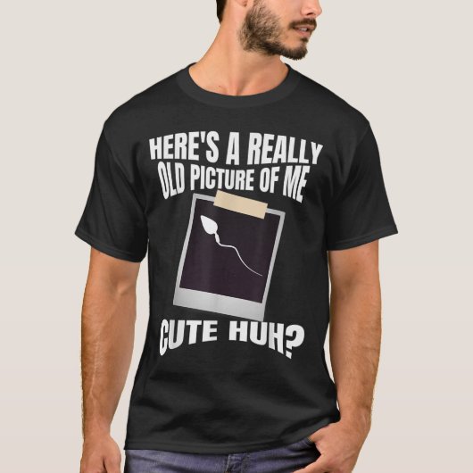 僕の超絶おもしろ昔の写真がこれだ!面白グラフィック Tシャツ (正面)