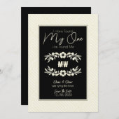 僕の部族アフリカの者を見つけ結婚た セーブザデート (正面/裏面)