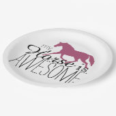 僕の馬は馬術素晴らしだ ペーパープレート (アングル)