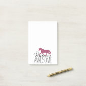 僕の馬は馬術素晴らしだ ポストイット (デスク上)