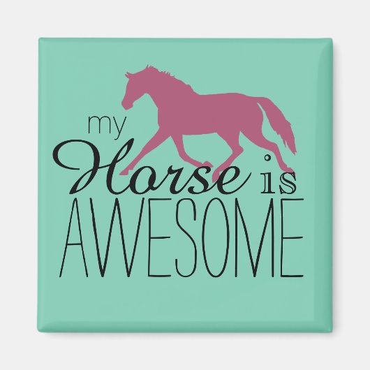 僕の馬は馬術素晴らしだ マグネット (正面)