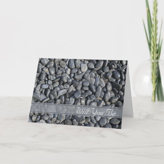 僕の馬丁は滑らかな黒小石を使え 招待状 (正面)