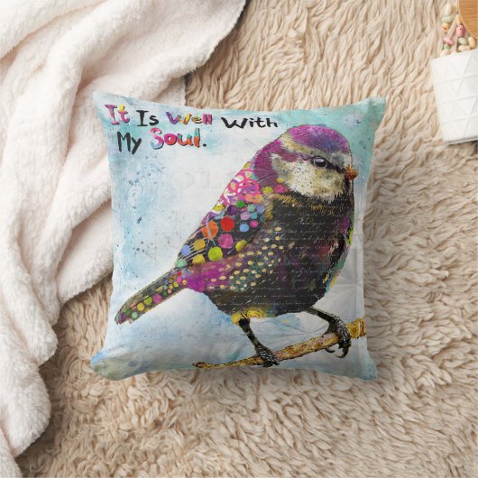 僕の魂は好い クッション (ブランケット)