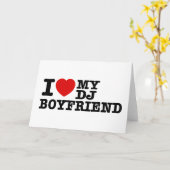 僕のDJ彼氏が大好き カード (黄色い花)