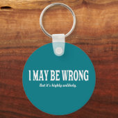 僕はいつも皮肉おもしろいだ キーホルダー (正面)