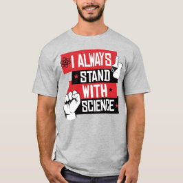 僕はいつも科学に賛成だ Tシャツ