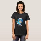 僕はおたくのジョーク一文も苦手だ Tシャツ (正面フル)